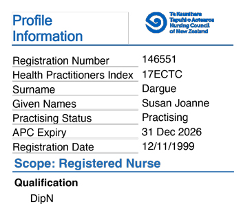 Susan's Certificate Image